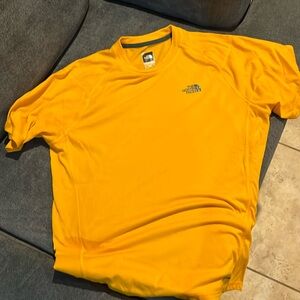 North Face tee.